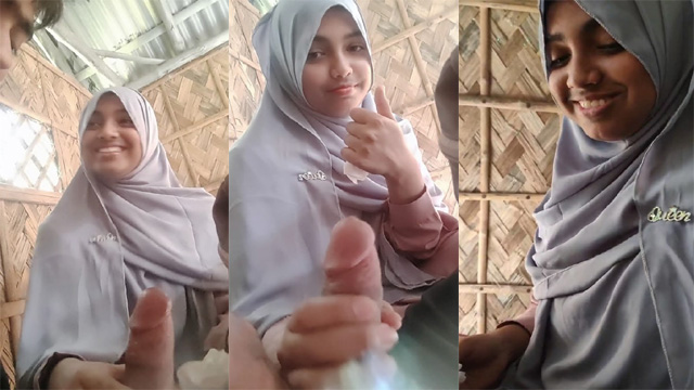 Desi Teacher Affair Hijabi Babe & Sucking Dick