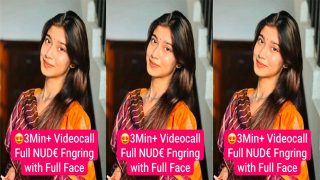 Cute Desi GF Viral Snapchat Videocall Full Nude Fingering