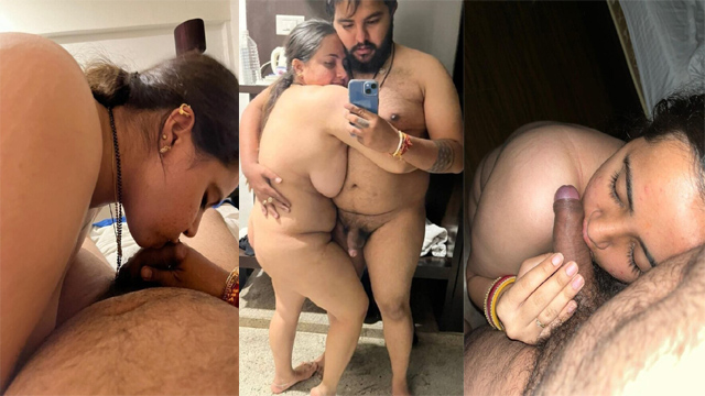Newly Married Wife Showing & Spread Husband Dick
