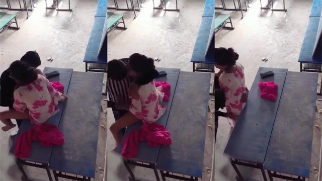 Young Desi Teacher Fucked – on School Bench Mms