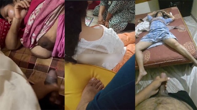 Two Horny Son Masturbating By Watching Family