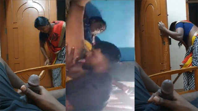 Tharki Guy Flash His Infront – Of Maid Fucked Video