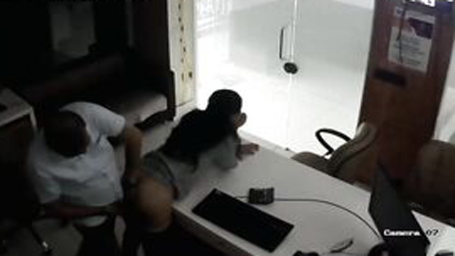 Desi Office Worker Fucked in Boss Cabin CCTV Cam