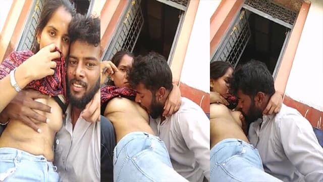 Boyfriend Sucking Lovers – Boobs Outdoor Porn Video