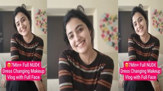 Desi GF Latest Viral Full Nude Dress Changing & Makeup Leaked Mms Video