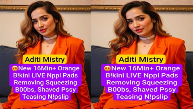 Aditi Mistry Hot – Bikini Off Nude Pussy Viral