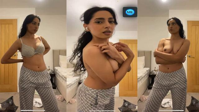 Sexy Figure Hot Babe Showing Her Big Ass Leaked