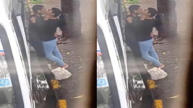 Tamil Lover Outdoor Kissing Captured Secretly Video