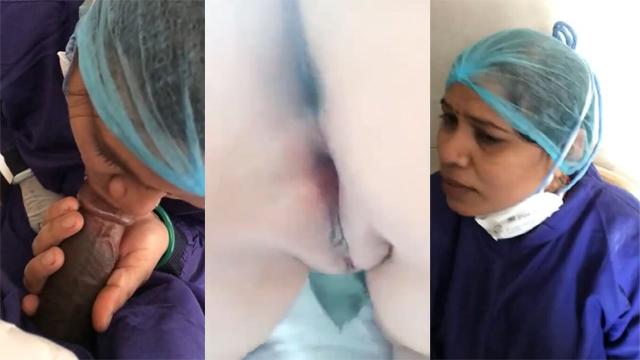 Blonde Nurse Mom Giving Blowjob To Doctor Fuck