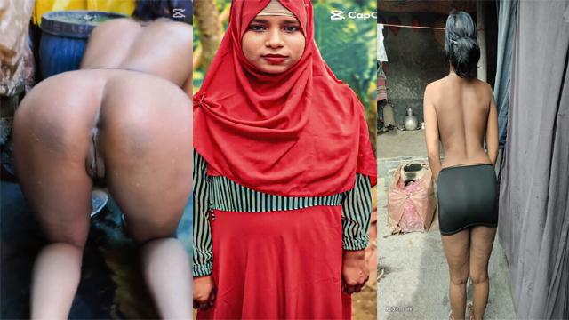 Lusty Niqabi Village Wife Threesome Fucking