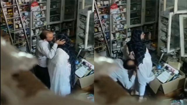 Medical Store Manager Affair Women IP CAM Capture