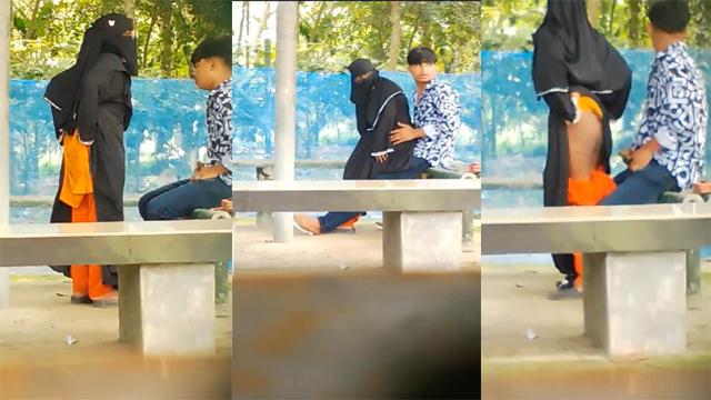Hijabi GF Sucking And Fucking Outdoor