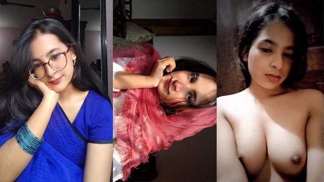Bengali Girl Viral Nudes Pressing Boobs Showing