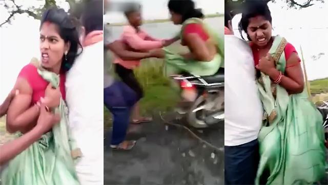 Couple has outdoor sex caught by village People Rubbing