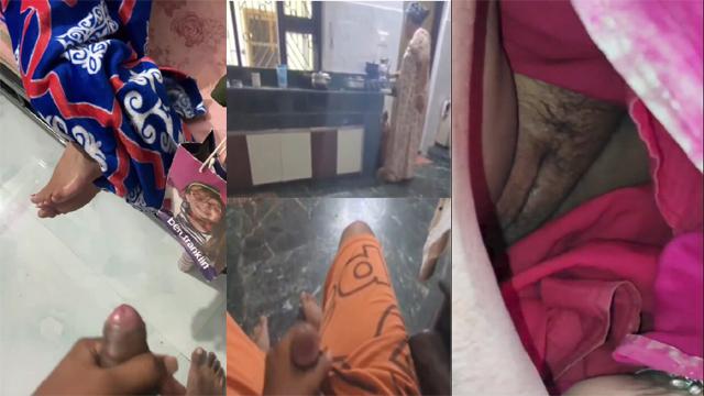 Tamil Son Masturbating while Aunty working Nude