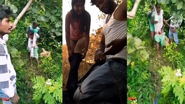 Village Bitch Girl Group Sex In Jungle Viral Mms Now