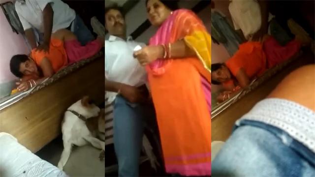 Desi Mother Gets Fucked by Another Man In Front of Her Guest